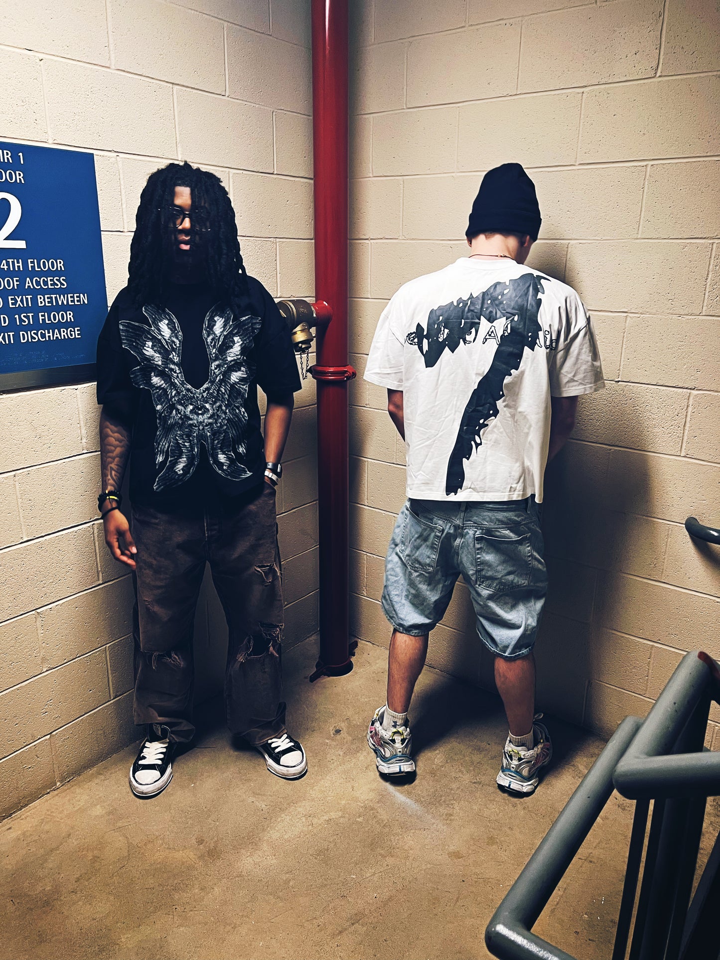 "Be Not Afraid" Boxy Tee (Black)