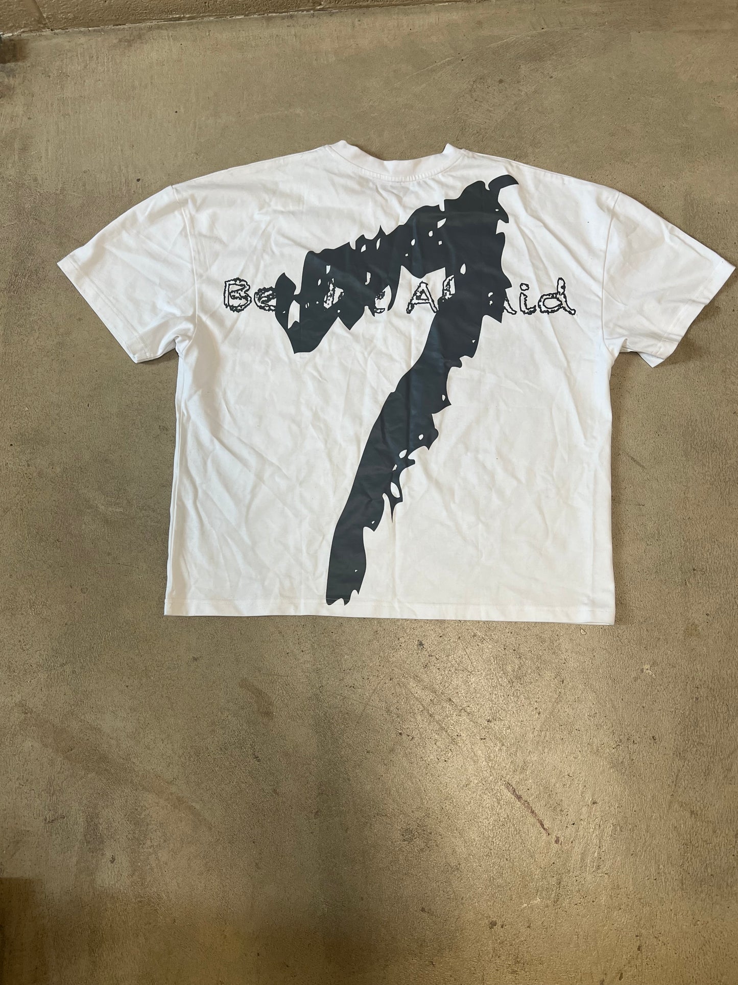 "Be Not Afraid" Boxy Tee (White)