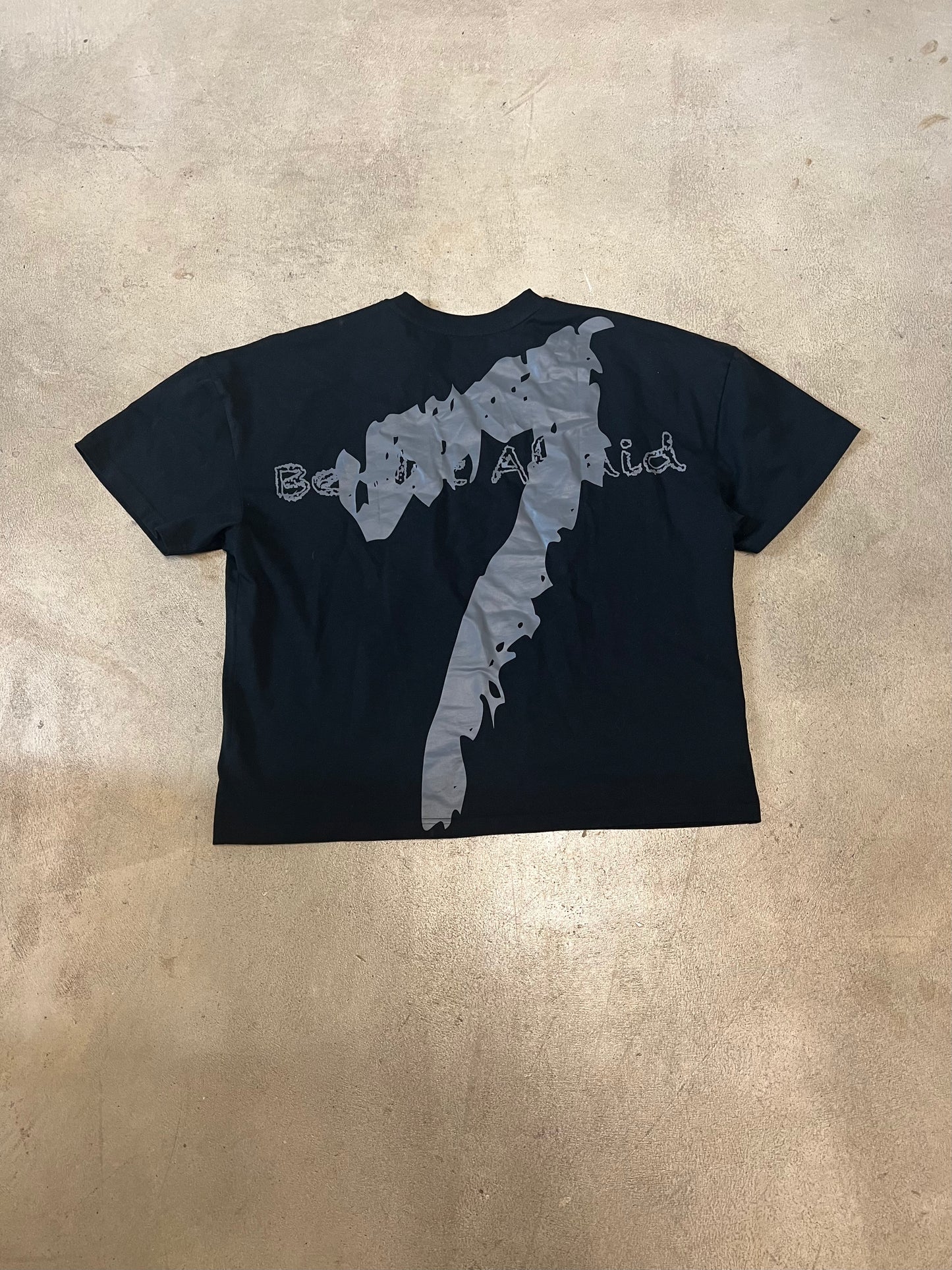 "Be Not Afraid" Boxy Tee (Black)