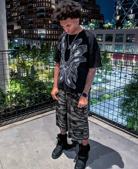 "Be Not Afraid" Boxy Tee (Black)