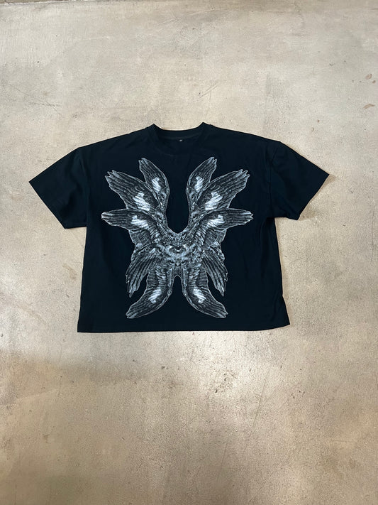 "Be Not Afraid" Boxy Tee (Black)